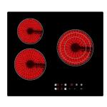 Built-in Hob 24'' Ceramic Electric Stove 3 Burner