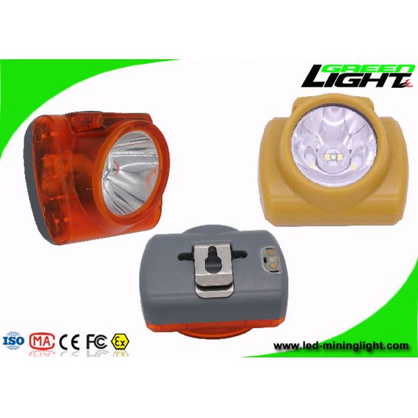 LED Cordless Mining Lights , Li - on Battery Cordless Mining Cap Lamps 13000lux