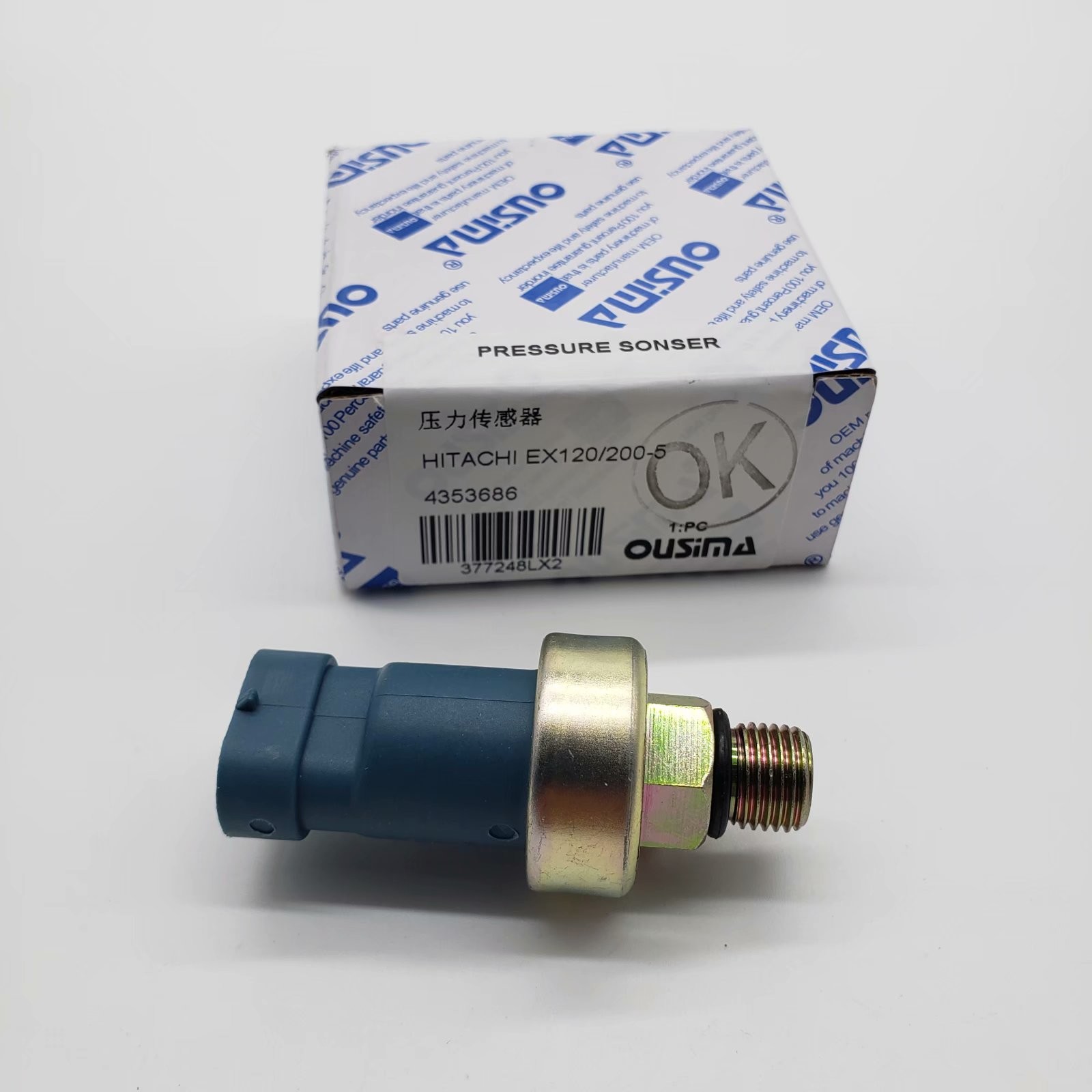 OUSIMSA 4353686 Pressure Switch For Hitachi EX120 EX200-5 6BG1 Pressure Sensor