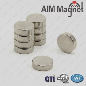 China round strong neodymium magnets disc ndfeb magnet N50 wholesale