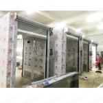 0.5m/S 0.3μM Stainless Steel Air Shower Cargo Auto Rolling Door Modular 350kg