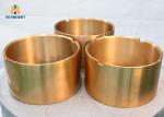 OEM Centrifugal Casting Large Bronze Sleeve Bushings Corrosion Resistant