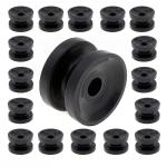 Circular Ring Corner Post Electric Fence Insulators Black Polyrope Insulator