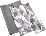 Custom Logo Microfiber Waffle Towel For Sports Golf