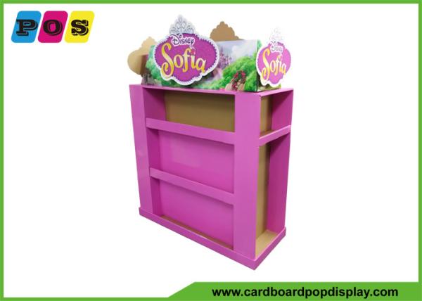 Walmart Half Pallet Three Sides Shoppable Corrugated Pallet Display For Girls