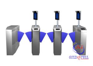 China 304 Stainless Steel Facial Recognition Turnstile Security System 600mm Passage Width wholesale