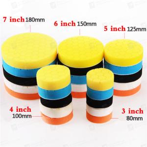 China 100g 4 Inch Auto Buffing Pads 5 Piece Wax Buffing Pad Set wholesale