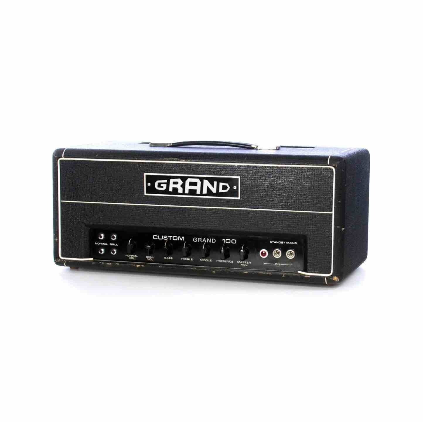 Custom Vintage 1969 Grand Dr103 HIWATT Style 100W Custom Handwired Tube Electric Guitar Nbass AMP Amplifier Head
