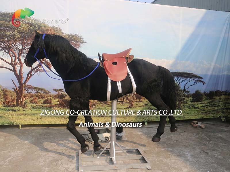 Fun Park Rideable Animatronic Horse Animatronic Animals Snow Proof