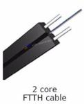Indoor Outdoor 1 Core FTTH Drop Cable G657A1 G657A2 G652D