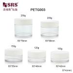 PETG003 100g 120g 150g 200g 250g Transparent PETG Plastic Jar Container For