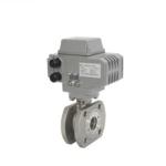 Stainless Steel Wafer Connection Half Ball Valve Electric Regulating Ball Valve