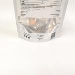 Smell proof reusable food mylar stand up snack plastic packaging bag with hang