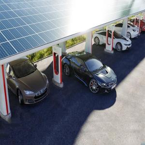China Anodized Aluminum On Off Grid PV residential solar carport kit wholesale