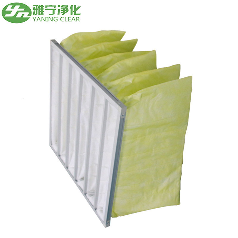 Bag-Type Pocket Air Filter for Front-End Filtration of High-Efficiency Air Filters