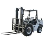 LTMG 4 ton forklift 2WD 4WD rough terrain forklift with triplex full free mast