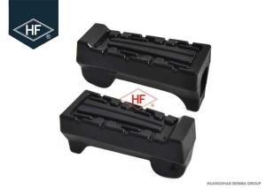 China YBR125 JYM125 Motorcycle Front Footrest , Rubber Front Footrest Motorcycle Body Parts wholesale