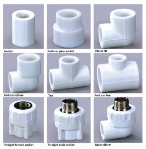 China PPR Pipe Fitting And Tool For PPP-R Pipe/Random Copolymerized Polypropylene on sale