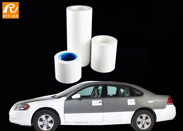 No Adhesive Residue anti- UV Protection Film White Color For Automotive Door Panel