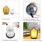 Homefish OEM Commercial Art Glass Aroma Diffuser Nebulizer Essential Oil 120ml