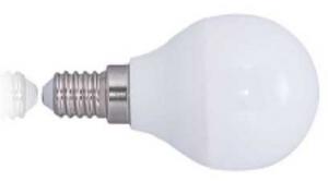 China LED Bulb  G45 5.5w Plastic Cover Aluminum Bulb E14/27 Energy Saving Lamp 2 Years Warranty House Office Used Indoor Light on sale