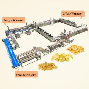 China Fruit Processing High Productivity Fully Automatic Potato French Fries Production Line wholesale