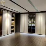 Brushed Aluminium Skirting Profile With Led Lights Commercial Buliding