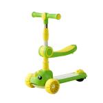 Height Adjustable Foldable Scooter for Kids Ages 3-12 Tricycle Style Max Load