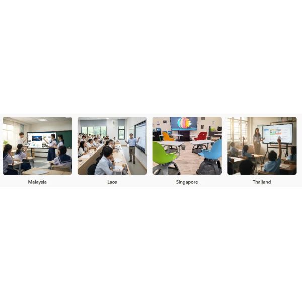4K Resolution 50 Point Multi Touch Interactive Smart Whiteboard with Android 14.0 OS for Digital Classrooms