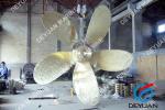 5 Blade Marine Propulsion Systems Big Develop Area Ratio Propeller