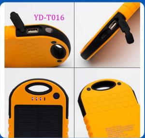 China Portable Waterproof Cell Phone Solar Charger 12000mA for iPhone 6 plus CE/FCC/ROHS/MSDS wholesale