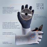 Non Slip Power Grip 7'' Safety Working Gloves 8in Latex Coated Gloves