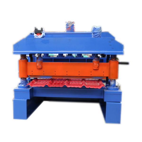 Aluminum Metal Glazed Tile Roll Forming Machine Steel Step Tile Forming Making