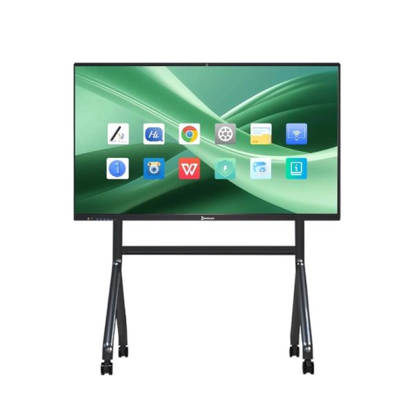 4K Resolution 50 Point Multi Touch Interactive Smart Whiteboard with Android 14.0 OS for Digital Classrooms