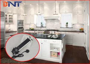 China UK Standard Pop Up Counter Outlet , Vertical Pull Up Tower Socket wholesale