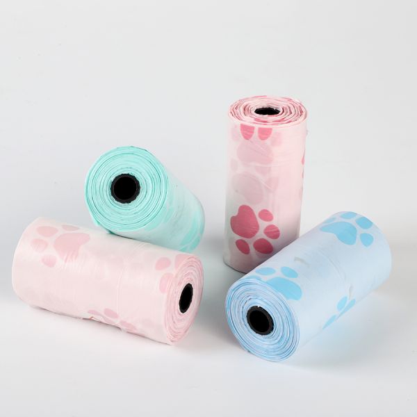 Disposal Bulk Dog Poop Bag Drawstring Closuretype Custom Printed