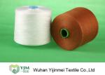 Knotless And Hairless Ring Spun Polyester Yarn For Clothing Knitting / Weaving