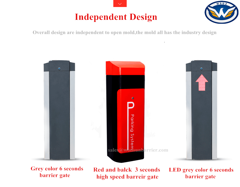Nice Custom Car Parking Automatic Barrier Gate With Straight Arm