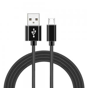 China High Quality Cloth Braided Micro Usb Cable Charger for Android Mobile Phone And Tablet Data Cable on sale