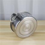 Stainless Steel Double Wall Stock Pot 410 Lunch Box Food Container Storage with