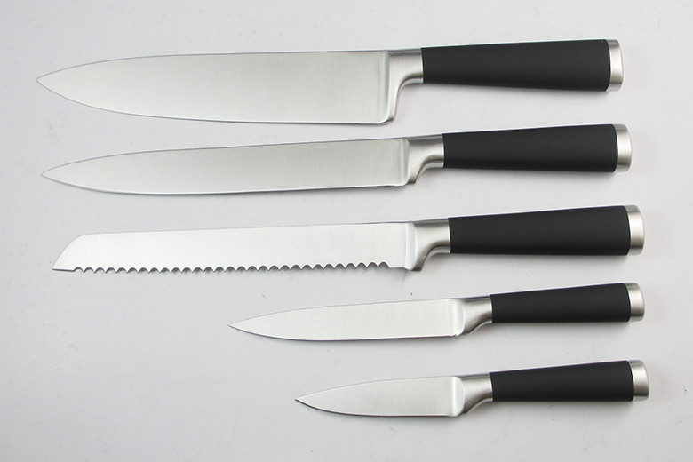 Different Size Custom Made Kitchen Knives With Soft Handle for cut food