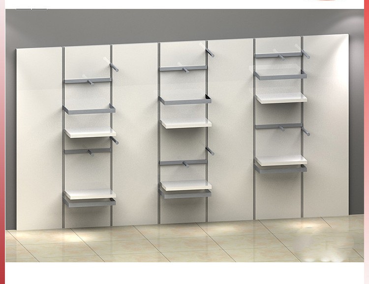 Custom Wooden Cabinet Clothing Display Showcase Interior Design Clothes Shop Fitting