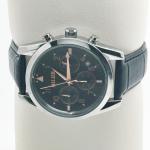 OEM Round Leather Wrist Band Watch Gift Quartz Watch Customized