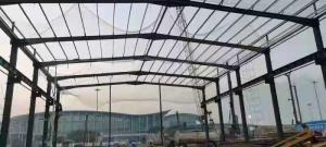 China Q235 H Steel Frame Construction With Sandwich Panel Roof wholesale