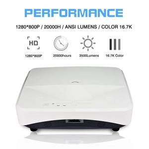 China 1080p 4k Home UST Full Hd Portable Projector 12000:1 Home Theater wholesale