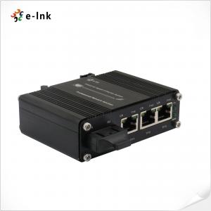 China DIN Rail Wall mount Industrial PoE Switch 3 Port 30W power booster wholesale