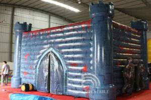 China Airblown Inflatable Haunted House Maze Zombie Castle Commercial Home Rental Halloween Party Decorations wholesale