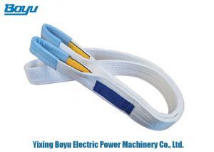 China Strong Tensile Strength 3 Ton 5 Ton Lifting Endless High Tenacity Polyester Webbing Sling Belt wholesale