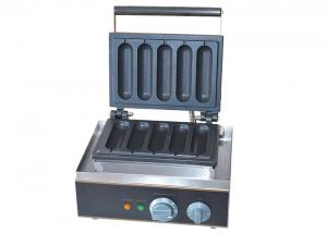 China Electric Grilled Hot Dog Waffle Machine For Snack Bar 220V 1550W on sale