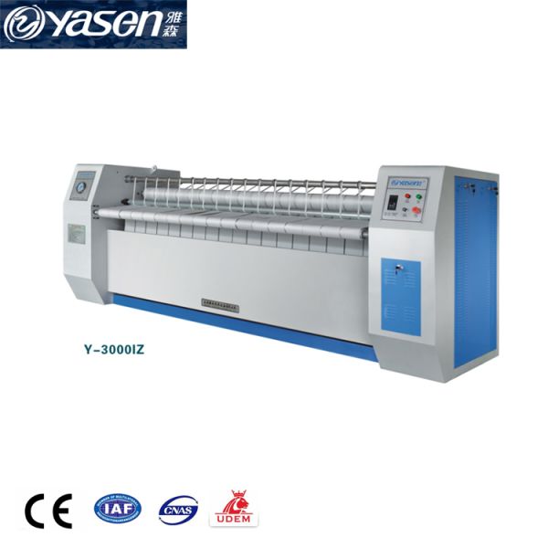 Washing Center Flatwork Ironer Machine Automatic Steam Heating Ironing Folding